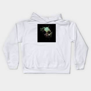 FALLEN Horror Decayed Glitch Art Woman Kids Hoodie